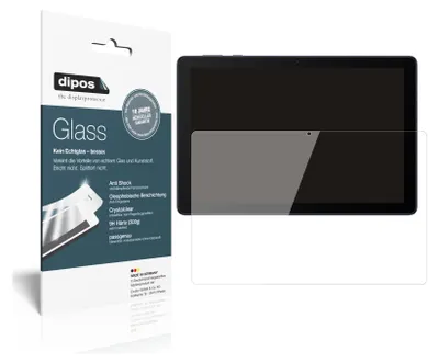 Produktbild von 1x Schutzfolie für Huawei MatePad T10 - Anti-Shock 9H Folie dipos Glass Kunststoffglas