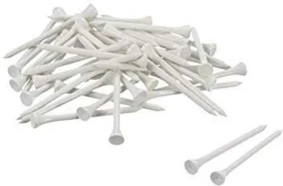 Produktbild von Longridge 69mm (1000Pcs) Wooden White Golf-Tees