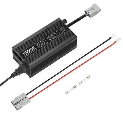 Obrázek produktu pro Nabíječka baterií VEVOR 12 V 20 A, 14,6 V, stejnosměrné nabíjecí napětí, s připojením Anderson, LED displej, aktivace 0 V, pro lithiové baterie LiFePO4 pro hluboké cykly v lodích a obytných automobilech