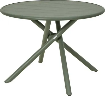 Produktbild von Gartentisch 4-sitzig nebullia d105cm lorbeergrün - Hespéride