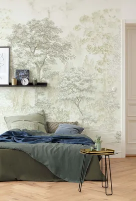 Productafbeelding van Komar Vlies fotobehang - Edele bomen - Afmetingen: 200 x 250 cm (breedte x hoogte) - Bestaande uit 4 banen