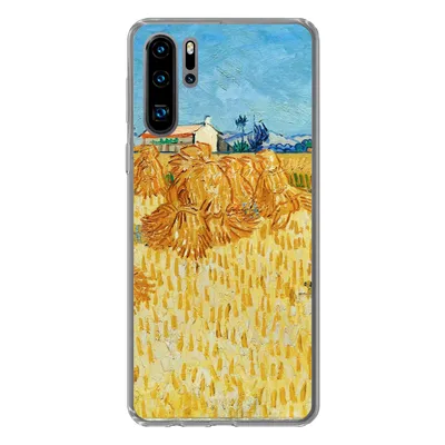 Produktbild von MuchoWow® Handyhülle Schutzhülle Hülle für Huawei P30 Pro Weinlese in der Provence - Vincent van Gogh Silikon Softcase Handy Hülle - Schutzdeckel