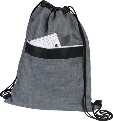 Produktbild von Sportbeutel aus 300D Snow-Polyester und Non-Woven mit Vorfach