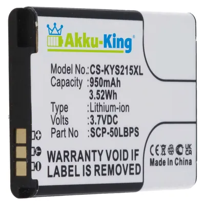 Akku fuer Kyocera Coast S2151 - 950mAh