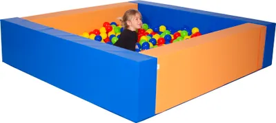 Produktbild von Sumo Didactic - Bällebad 200 x 200 x 45 cm – für Kindergärten & Schulen – langlebig, antibakteriell & sicher für motorisches Lernen und sensorische Förderung