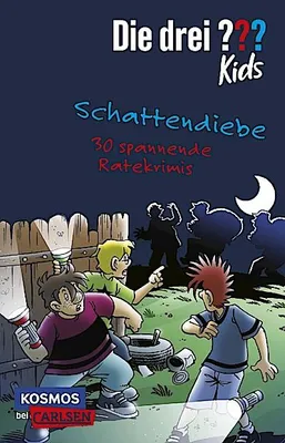 Obrázek produktu pro Die drei ??? Kids: Schattendiebe. 30 spannende Ratekrimis!