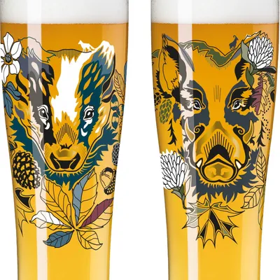 Produktbild von Ritzenhoff Weizenbiergläser Brauchzeit Weizen 2er-Set 004, Weizenglas, Petra , Glas, 646 ml, 3481004