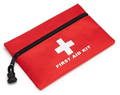 Produktbild von Erste-Hilfe-Tasche Rot Klein Leer 20 x 14 cm Nylon 420 Wasserdicht