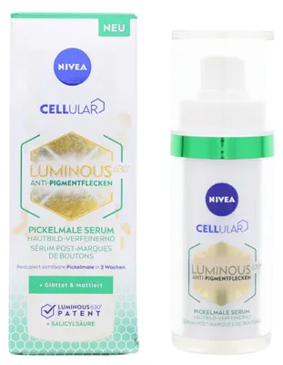 Imagen del producto de NIVEA Cellular Luminous630® Sérum para imperfecciones, 30 ml, para mujeres, piel mixta, piel grasa, piel con problemas, 30 ml