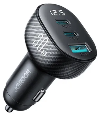 Produktbild von JOYROOM JR-CCD04, Auto, Zigarettenanzünder, Schwarz