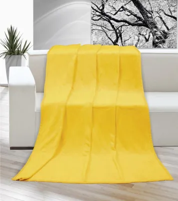 Obrázok produktu pre Prikrývka micro single 150x200cm žltá