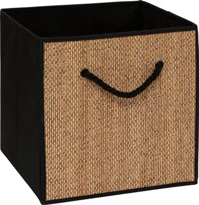 Obrázek produktu pro Textilní kontejner na uchovávání STEMY, s úchytem, 31 x 31 x 31 cm, černý