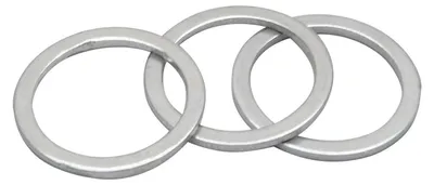 Productafbeelding van Verloopringen Cirkelzaagbladen - Afstandsringen Zaag - Zaagblad Aanpassen - Set van 4 Maten - 20mm tot 30mm - Zilver