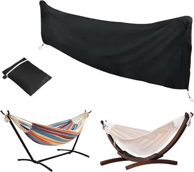 Image de Bâche imperméable pour tente - Protection contre la pluie et le soleil - En une seule pièce - Noire - Tissu Oxford 420D épais