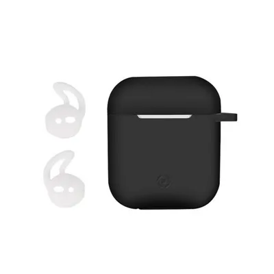 Produktbild von Celly Aircase Custodia Silikon Nero Airpods