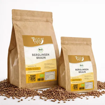 Produktbild von Tasty Pott  Berglinsen - braun ab 1kg - 1 Beutel