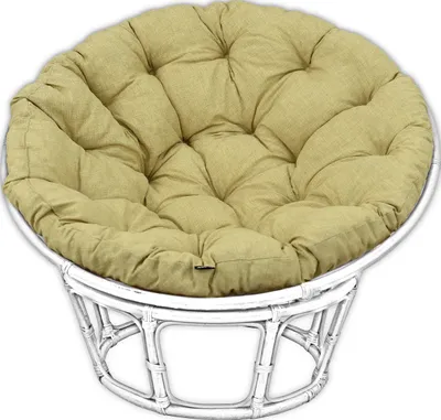 Immagine prodotto di AMPO Cuscino per seduta Papasan in rattan per sedia sospesa, altalena a uovo sospesa 120 cm