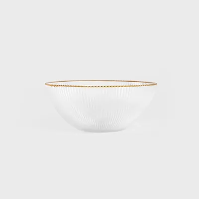 Produktbild von HOMLA LYNN Schale mit Goldrand klein 15x7 cm