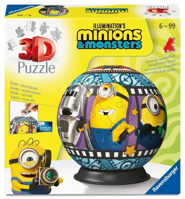 Produktbild von 3D Puzzle-Ball Minions 3