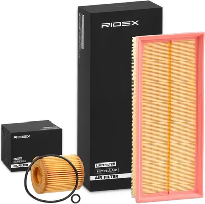 Produktbild von RIDEX Filterset Inspektionspaket Filtersatz für FORD MONDEO III Kombi (BWY) MONDEO III (B5Y) MONDEO III Stufenheck (B4Y)