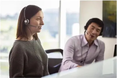 Produktbild von HP Poly EncorePro 720 Binaurales Headset + Quick Disconnect, 78 g, Schwarz