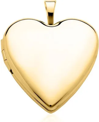 Produktbild von 585er Gold Herz-Medaillon Anhänger aufklappbar