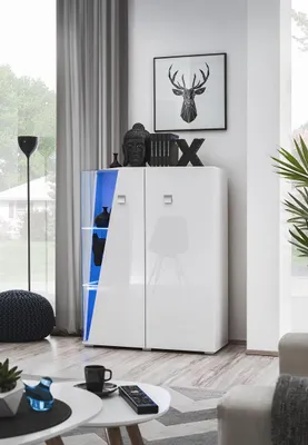 Immagine prodotto di Vetrina moderna, mobile per soggiorno, design  arredamento moderno