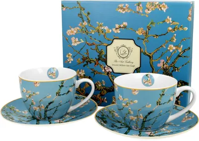 Productafbeelding van Set van 2 Van Gogh mokken, "Amandelbloesem", 250 ml