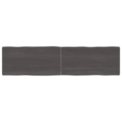 Produktbild von Tischplatte 160x40x(2-6) cm Massivholz Behandelt Baumkante