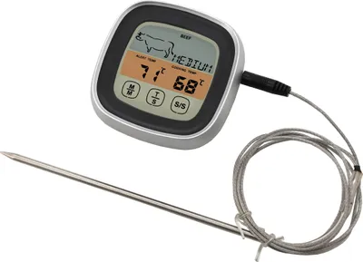 Image de Cattara 13089 - Thermomètre digital pour grillades avec sonde