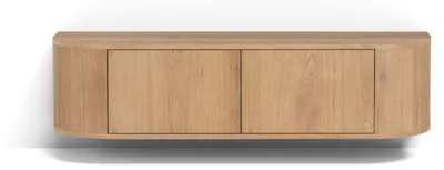 Produktbild von Lowboard Novero 140 x 33 x 35 cm Eichenholzfurnier Natur