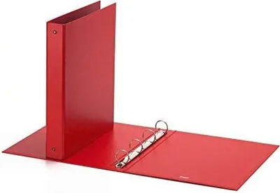 Produktbild von Favorit 400051156, A4, Rundring, Lagerung, Karton, Polypropylen (PP), Rot, 3 cm