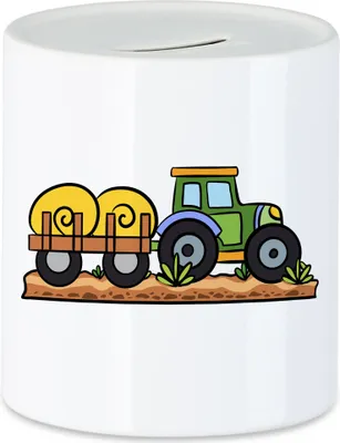 Produktbild von Trecker Spardose Für Trecker Fans Bauernhof Bauern Feld Landarbeit Landwirtschaft Traktor
