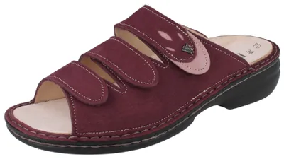 Produktbild von FINN COMFORT Kos Damen Pantolette beerenfarben Nubukleder - Größe: 40