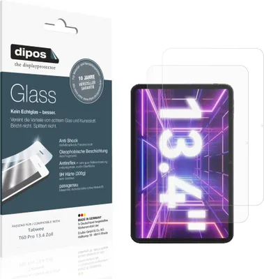 Obrázek produktu pro 2x dipos GlassAR Tabwee T60 Pro 13.4 Zoll