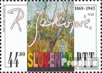 Produktbild von Briefmarken Slowenien 1993 Mi 37 (kompl.Ausg.) postfrisch 50. Todestag Rihard Jakopic