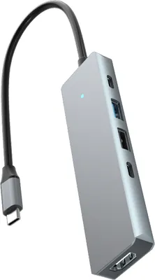 Image de INF Hub USB-C 9 en 1 avec HDMI, chargement PD et lecteur de carte SD/TF