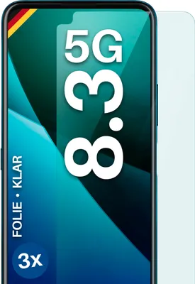 Produktbild von moex® 3x Schutzfolie kompatibel mit Nokia 8.3 5G - Displayschutzfolie dünn Folie, Klar