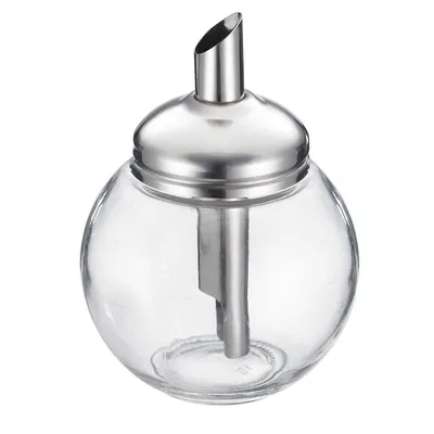 Zdjęcie produktu dla Westmark 654-42260 Dozownik cukru ROMA szklany, 250 ml, wysokość: 12 cm, srebrny/przezroczysty (1 szt.)