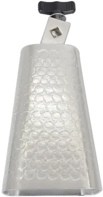 Obrázek produktu pro Kovový, pozinkovaný perkusní nástroj s knoflíkem, vhodný pro bicí soupravy, 15,5 × 10 × 6,5 cm