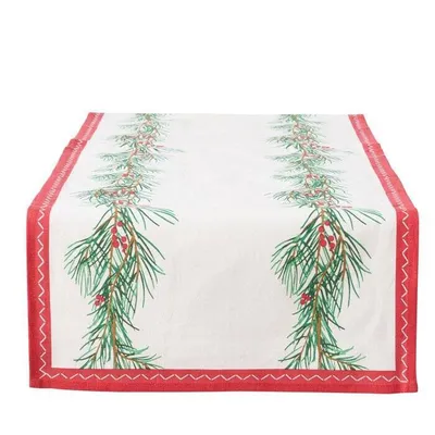 Produktbild von Weihnachtlicher Tischläufer aus Baumwolle CHARLENE, 140 cm