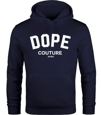 Produktbild von Hoodie Herren DOPE COUTURE Kapuzen-Pullover Männer Neverless® navy M