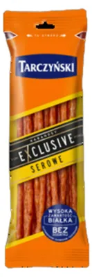Productafbeelding van Kabanosy Exclusive met kaas, merk Tarczyński, 105 gram