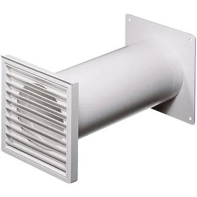 Productafbeelding van Wallair N37824: Tubulaire ventilatiesysteem, 100, kunststof, afmetingen: 10 cm x 48 cm