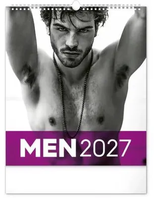 Zdjęcie produktu dla Kalendarz ścienny "Men" na rok 2027, format 30 x 34 cm