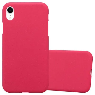 Produktbild von Cadorabo Schutzhülle für Apple iPhone XR Hülle in Rot Handyhülle TPU Etui Cover Case