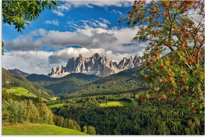 Produktbild von ARTland Wandbild Alu für Innen & Outdoor Dolomiten Größe: 60x40 cm