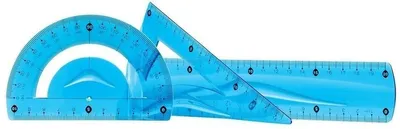 Image de Ensemble géométrique Bleu flexible