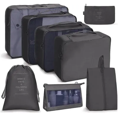 Produktbild von Reiseorganisator-Set mit 8 wasserdichten Bechern