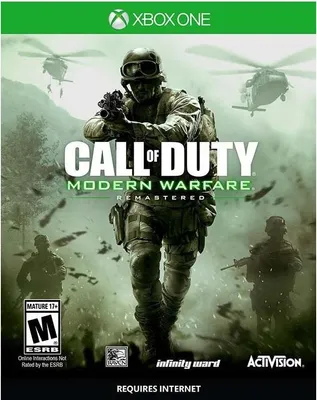 Zdjęcie produktu dla Activision Call of Duty: Modern Warfare Remastered, Xbox One, Tryb multiplayer, od 17 lat